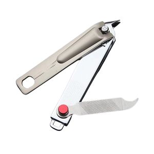 Decorative Inlay Nail Clipper Stainless Steel Gemstone Accent Finger Trimmer Professional Manicure Tool Grooming Accessory - Product Image 2