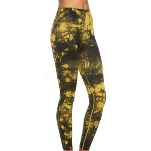 Customized High Quality <b>Women</b> <b>Legging</b> Elastic Waist Print Latest Design Lightweight Breathable Eco-Friendly Pants Wholesale Rate - Product Image 4
