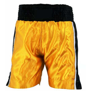 Shorts de boxe et de MMA personnalisés par sublimation pour adultes, haute qualité, 280g, respirants, séchage rapide, Spandex/Coton, couleur unie, style vintage, personnalisables - Product Image 3