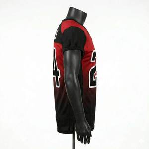 Stylish Custom Logo Breathable <b>Plus</b> <b>Size</b> Short Sleeve Premium American Football Jersey Durable Lightweight - Product Image 2