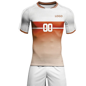 Customized Soccer Shirt Wear Football Kit Quick Drying Football Shirt Football Uniforms Set Sublimated Blue Soccer Jersey - Product Image 4