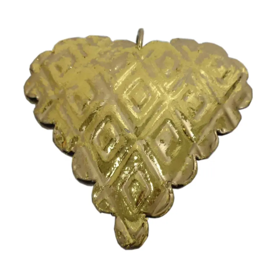 Noel ağacı dekoratif altın folyo demir küçük asılı noel süs klasik tasarım özelleştirilmiş