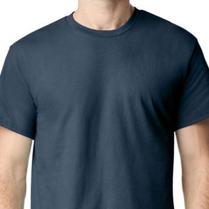 Dark <b>Navy</b> Blue Mens Classic Crew Neck Short Sleeve T Shirt Plain Cotton Tee Regular Fit Casual Basic Custom Logo Wholesale - Product Image 6