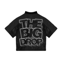Camisetas Ligeras de Corte Cuadrado para Hombre, Venta Caliente, Logotipo Personalizado, Servicio OEM, Material de Malla Transpirable para Ropa Urbana de Verano y Otoño
