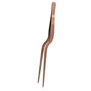 Kitchen Tweezer Sustainable Stainless Steel Henry Foodservice Metal Eco-Friendly Offset tongs - Product Image 1