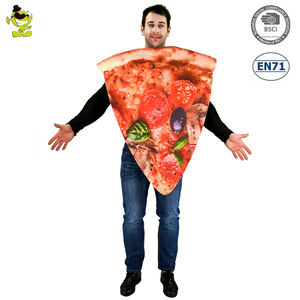 Adultes et enfants performance alimentaire rôle <span class=keywords><strong>pizza</strong></span> Cosplay combinaison Costume tenue drôle pour adulte Halloween - Product Image 4