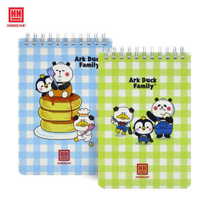 Hong Ha Funny Pet Spiral <b>Notepad</b> with Hardcover Cover Cute Animal Theme Student-Friendly Layout-Vietnam Promotional Item - Product Image 1