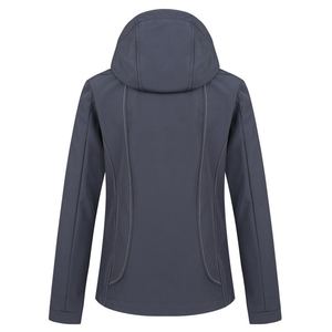 Veste Softshell pour femme, imprimée sur mesure, pour les sports de plein air, imperméable, respirante, fabrication OEM ODM, vente en gros - Product Image 5