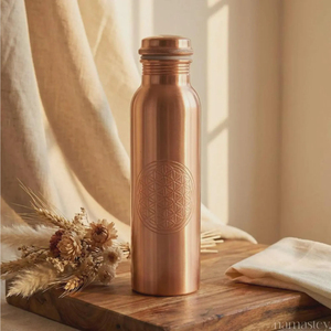 Pure <b>Copper</b> Water Bottle Antique <b>Copper</b> Design Thermal Insulation Anti-Corrosion Coating for Boiling Reusable Corporate Gifting - Product Image 3