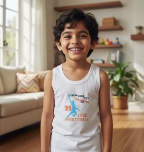 Chaleco de algodón para niños, tejido suave, transpirable, para uso diario, cómodo. - Product Image 6