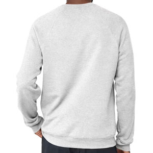 Classic <b>White</b> Pullover <b>Men's</b> Essential Plain Crewneck Long Sleeve Solid Everyday <b>Jumper</b> Relaxed Fit Top Sweatshirt - Product Image 6