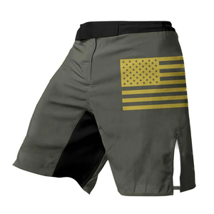 Pantalones Cortos de MMA para Adultos de Alta Calidad, OEM, Lisos, Transpirables, Elásticos, de Spandex/Poliéster, Cómodos, Ligeros y de Secado Rápido - Product Image 3