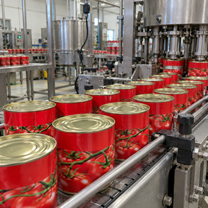 Ingrediente concentrado de tomate con pasta de tomate enlatada en latas resistentes para mezclar salsas y suministro de alimentos al por mayor - Product Image 3