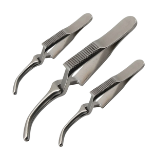 ชุดเครื่องมือผ่าตัดหลอดเลือดสแตนเลส DeBakey Curved Bulldog Clamps Ariston International Atraumatic Artery Clamp - Product Image 4