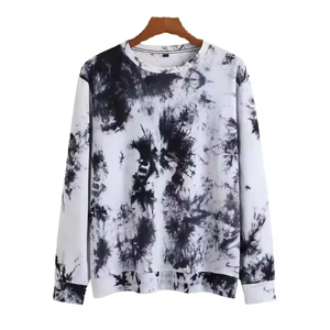 Camiseta Tie Dye de manga larga para hombre, 100% algodón, de alta calidad, a la moda, holgada y colorida. - Product Image 5