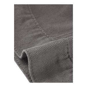 New Arrival Women's Slim Fit Grey Color Button Down Casual Cropped Long Sleeves Denim Jean Jacket - Product Image 6