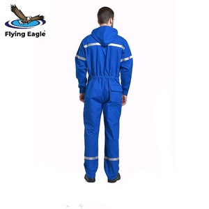 Vêtements de travail en coton avec logo personnalisé, uniforme durable pour les ouvriers d'usine, veste et pantalon de travail - Product Image 5