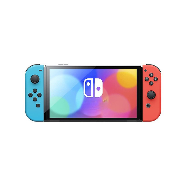 HiCyber for for OLED Game Console Red and Blue 64G Memory Wireless Connection Renewed and Strengthened Version