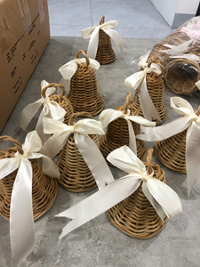 Vietnam Handmade Rattan <b>Christmas</b> <b>Tree</b> Ornament Natural Eco Friendly Hanging Decoration for Holiday Home Wholesale Export - Product Image 6