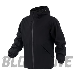 Veste softshell coupe-vent noire à manches longues pour homme, vêtements de moto d'hiver, course moto tout-terrain - Product Image 1