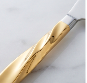Ensemble de couteaux à fromage et de spatules à fromage en acier inoxydable avec finition miroir dorée, parfait pour les ustensiles de cuisine et les outils de cuisine à domicile - Product Image 2