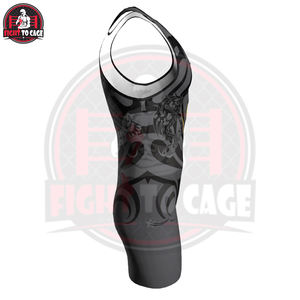 Nueva Llegada, Trajes de Lucha Ligeros de la Más Alta Calidad, Ropa de Artes Marciales de Spandex y Poliéster Estampado con Cuello Redondo - Product Image 4