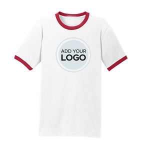 Camisetas Ringer de Algodón Peinado 100% con Logotipo de Tu Marca Impreso - Product Image 6