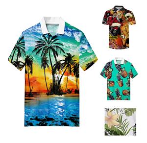 Camiseta Polo Casual de Manga Corta para Hombre, Personalizada al por Mayor, con Estampado, para Playa, Fiesta, Vacaciones, Ropa Urbana, Económica, al por Mayor - Product Image 2