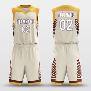 Créez Votre Propre Logo Imprimé sur des Ensembles d'Uniformes de Basketball Sans Manches 100% Polyester Séchage Rapide Prix Abordable Vente Chaude - Product Image 1