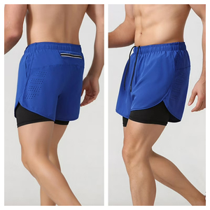 Shorts de bain halal pour hommes, séchage rapide, imperméables, taille haute, ceinture élastique smockée, coupe ample, boardshorts, fabrication OEM Bangladesh - Product Image 4