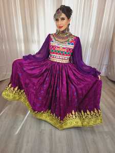 Fabricants sur mesure de robes de mariée afghanes modernes, longueur genoux, couleur rose, robes faites à la main, robes de soirée pour femmes - Product Image 5