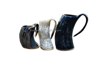 Auténtica Taza para Beber de Cuerno de Búfalo Ecológica con Diseño Animal Pulido para Cerveza y Hidromiel, Acabado de Alto Brillo, Suministro al por Mayor - Product Image 5