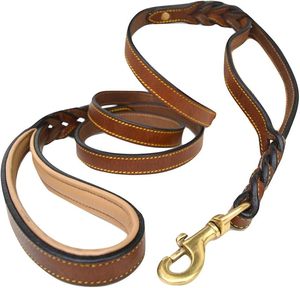 <b>Black</b> Nylon Dog Leash Durable Simple Style for Dogs Solid Color - Product Image 2