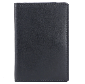 High Quality Custom Men's Genuine Leather <b>Wallet</b> Lightweight Mini Smart Slim Design with Card <b>Holder</b> Fold Closure Short Length - Product Image 2