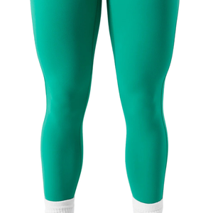 <b>Women</b> Wrap Mid Rise Yoga <b>Leggings</b> Tummy Control Stretch Gym Workout Pants Soft Sculpting Activewear <b>Green</b> High Waist FitMax - Product Image 5