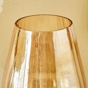 Jarrón de Piso en Forma de Pera, de Metal con Acabado Cromado Plateado Pulido, Base Elevada, Hecho a Mano, Resistente al Óxido, de Lujo para Bodas - Product Image 3