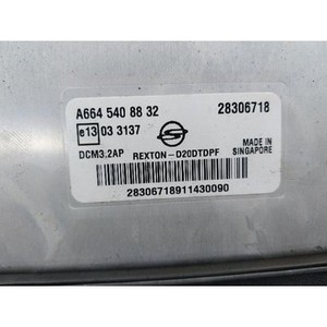 เร็กซ์ตัน ใช้ ECU และโมดูลคอมพิวเตอร์มือสอง รุ่น A6645408832 - Product Image 4