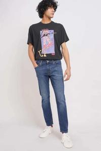 Pantalones Vaqueros Casuales de Hombre, Corte Recto y Ajustado, Transpirables 3D de Algodón, Cintura Media, Formales, para Otoño, Estilo Vietnamita Lavado - Product Image 2