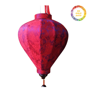 High Quality <b>Bamboo</b> Frame Silk <b>Lantern</b> Traditional Oriental Craftsmanship Hanging Lamp Bulk Export Standard - Product Image 6