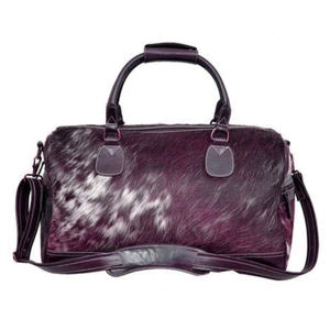 Bolsa de Viaje de Gran Capacidad con Pelo de Vaca, Nueva Bolsa de Viaje Ecológica para Fin de Semana, Bolsa de Viaje Personalizada con Pelo de Vaca - Product Image 5