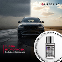Revêtement céramique hybride SiO2 Fireball Raptor Advanced Technology (35 ml) – Durabilité 2 ans, super hydrophobe, finition ultra brillante, protection UV