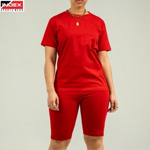 Conjunto de gimnasio de verano para mujer, conjunto de 2 piezas para Yoga, camiseta corta de manga corta y pantalones cortos para correr, ropa deportiva profesional para mujer - Product Image 1