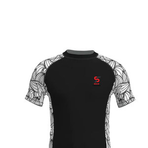 T-shirt de sport à manches courtes Solid Trader Premium Touch, haute élasticité, contrôle de l'humidité, confortable, vêtement de sport actif, rashguard - Product Image 3