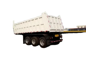 รถดัมพ์เทรลเลอร์3เพลารถดัมพ์30คิวบิกพร้อมรูปตัวยูรถเทรลเลอร์ไฮดรอลิกให้ทิป16ฟุต - Product Image 3