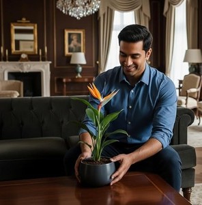 Maceta Rústica de Hierro |   Macetero Metálico Moderno con Estilo Rústico y Bohemio para Balcón y Uso en el Suelo del Hogar - Product Image 6