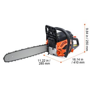 Motosierra de Gasolina de 58 cc y 20 Pulgadas, 3.22 HP, Inalámbrica, para Cortar Ramas de Árboles, de Alta Potencia - Product Image 2
