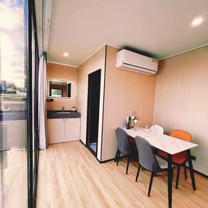 CASA 20-40ft Prefab Villa Modular Acero Apple Pod Cabin Tiny Home Contenedor para dormir/Cápsula Casa para Hotel Gym/Supreme - Product Image 5