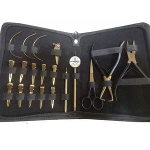 Kit d'outils pour extensions de cheveux, ensemble complet, acier inoxydable de haute qualité, pour usage en salon, prix de gros OEM - Product Image 5