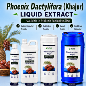 Extrait liquide de Phoenix Dactylifera, liquide oral, supplément à base de palmier dattier Khajur pour femmes enceintes, qualité alimentaire, approvisionnement en vrac - Product Image 1