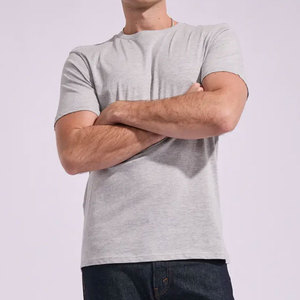 T-shirt Homme 2026 à Épaules Tombantes en Polyester/Coton Coupe Classique Séchage Rapide Respirant Personnalisable Vente en Gros Nouveauté - Product Image 4